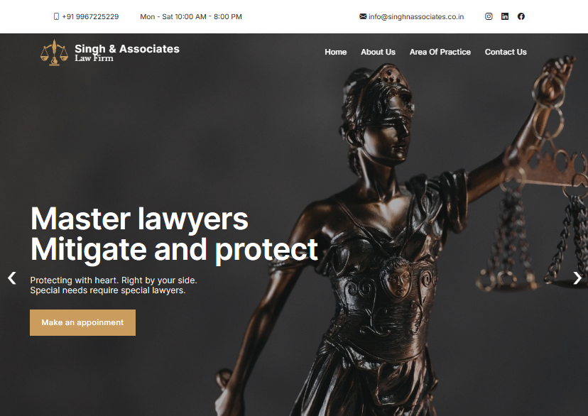 SINGH & ASSOCIATES project work